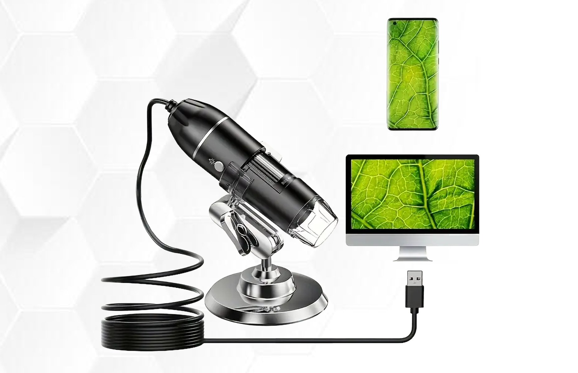 Microscopio Digital Portátil Electrónico