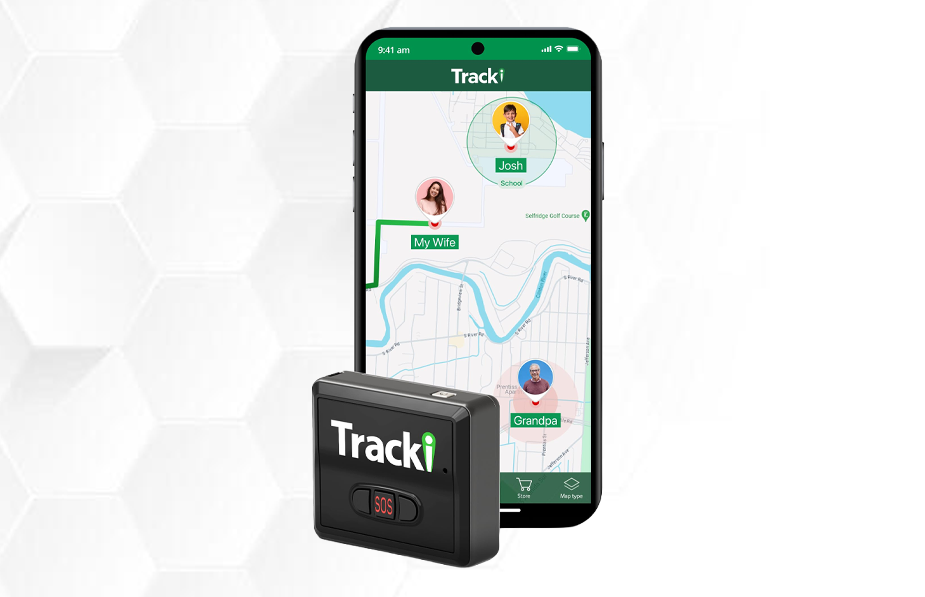Tracki - Rastreador GPS para vehículos, automóviles, niños y activos