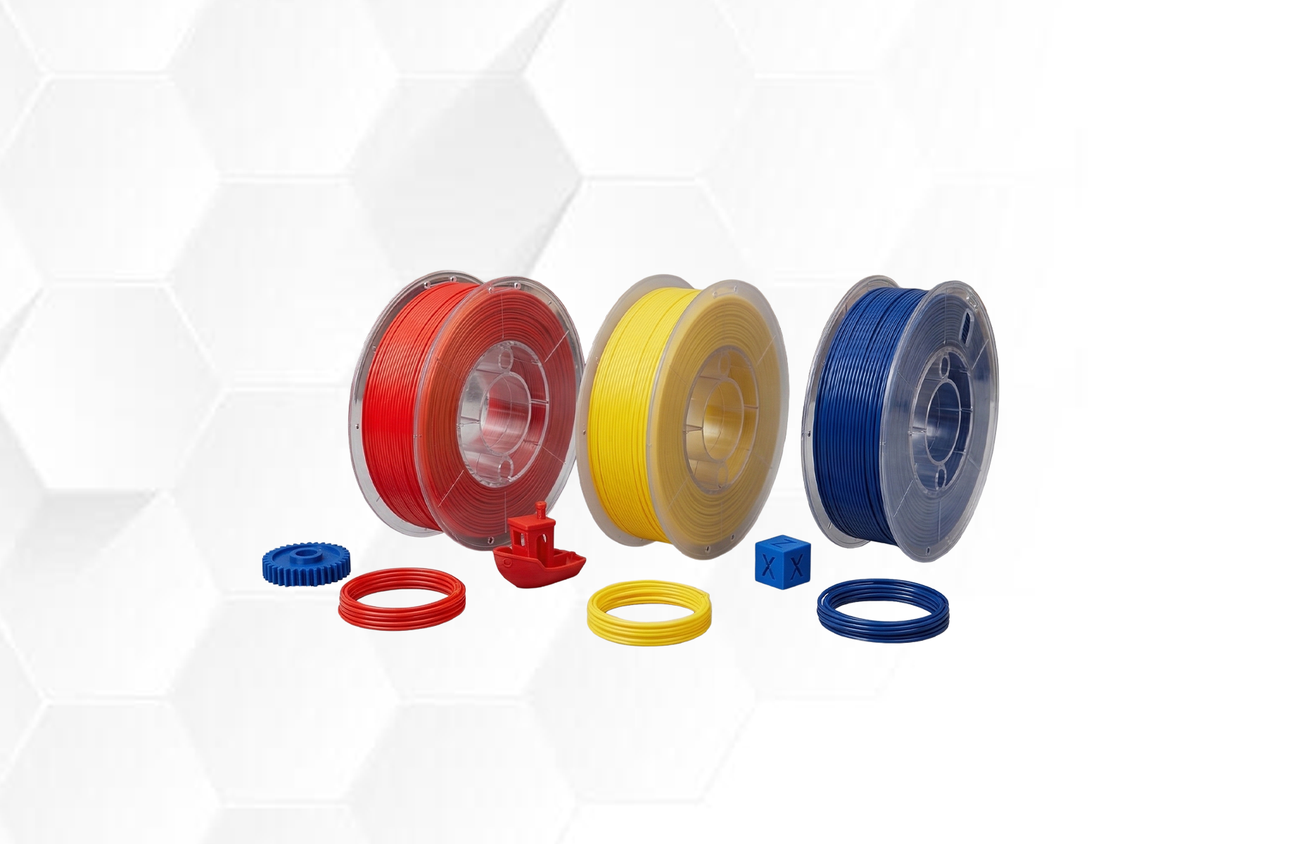 Filamento PLA en colores básicos